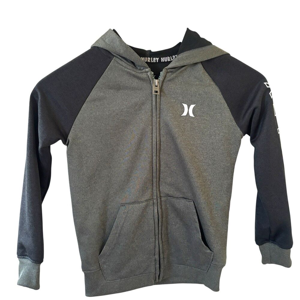 Hurley Boys Kids Jacket Hooded H20 Dri Size‎ 5 4-5 Years Comfort Logo Outdoors